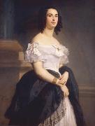 unknow artist Portrait of Adele Hugo (1803-1868) china oil painting artist